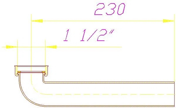 DALLMER Anschluss-Bogen 020, 1 1/2"