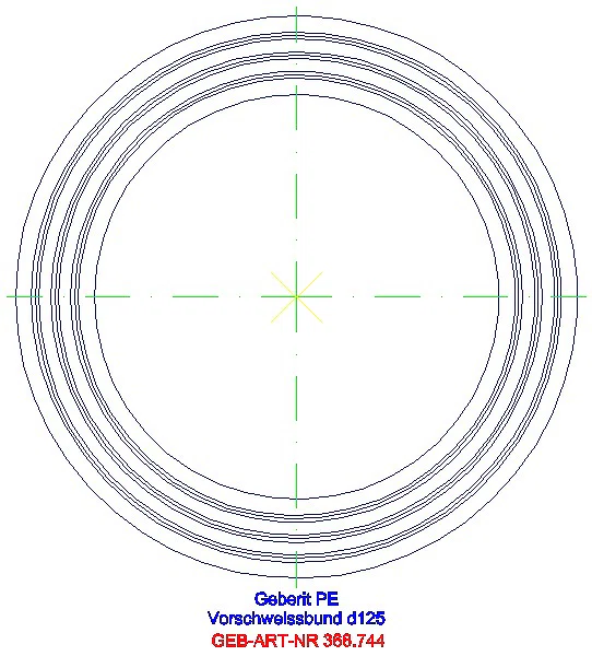 GE PE Vorschweissbund d125_368.744.16.1_G