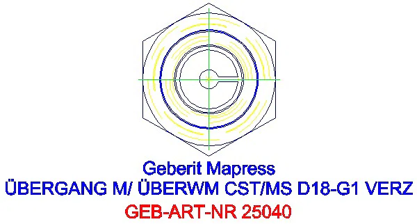 GE Mapress C-Stahl Übergang mit Überwurfmutter d18-G1 verzinkt_25040_L