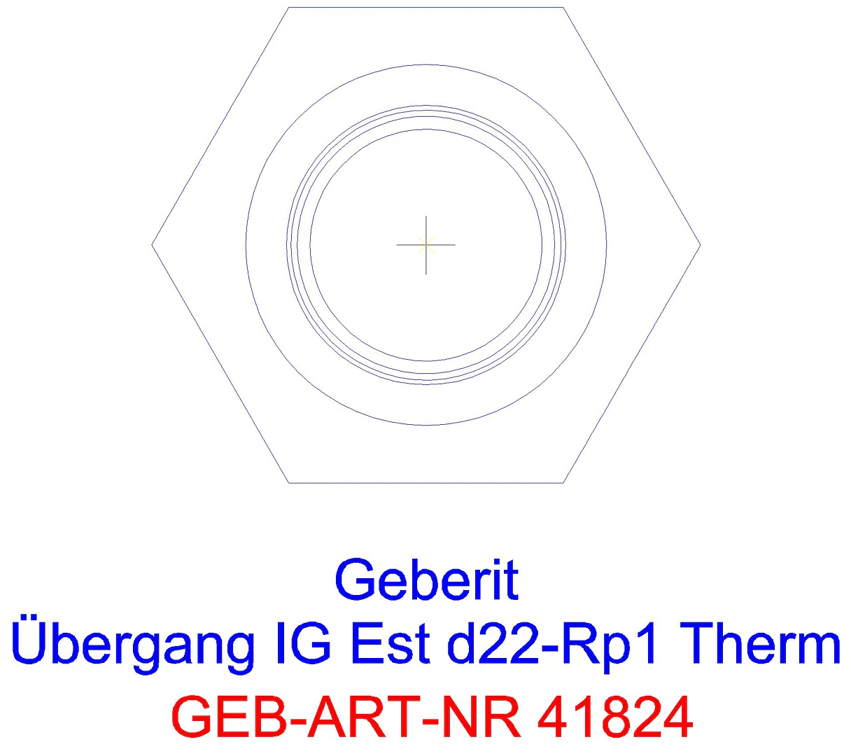 GE Mapress Therm Übergang mit IG d15-Rp3/4_41824_l