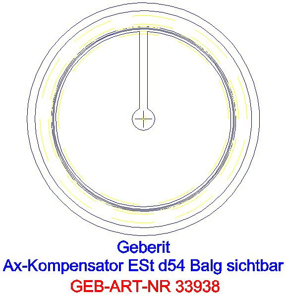 GE Mapress Edelstahl Axialkompensator mit Pressmuffen d54_33938_L