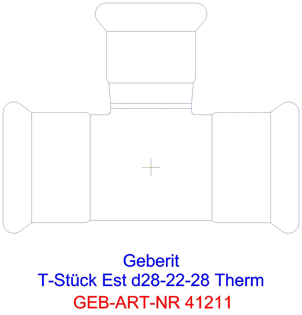 GE Mapress Therm T-Stück reduziert d28-18-28_41211_a