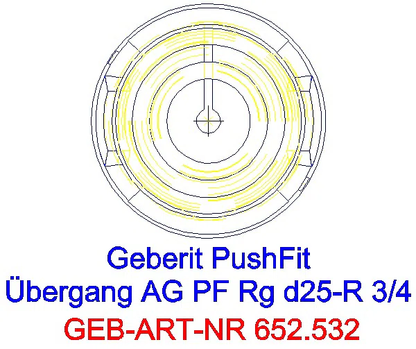 GE PushFit Übergang mit AG Rg d25-R3/4_652.532.00.1_A