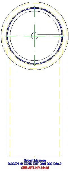 GE Mapress Edelstahl Bogen 90Gr d88,9 mit Einschubende (Gas)_34445_L