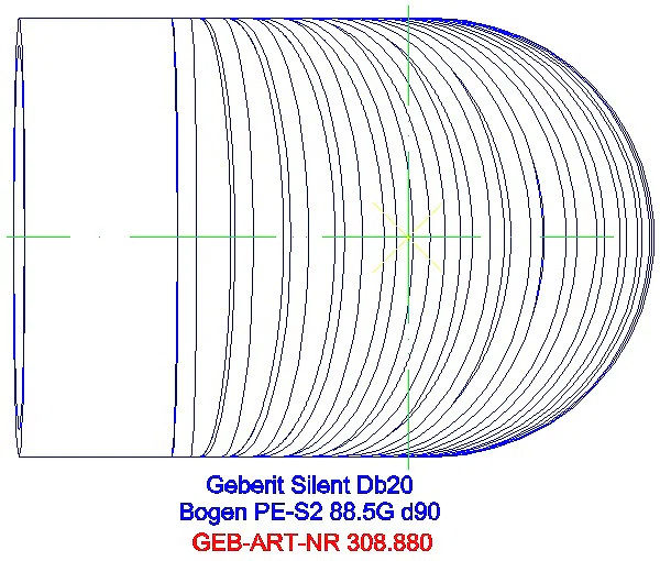 GE Silent-db20 Bogen 88,5Gr d90_308.880.14.1_G