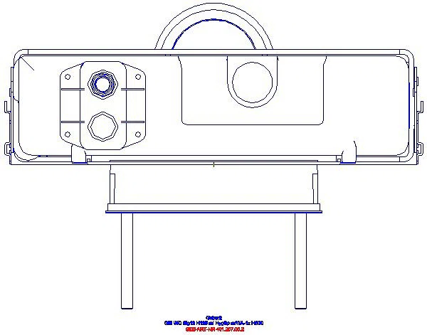 GE GIS Element f. WWC, 125cm, mit Sigma UP-SPK 12cm, mit HS30 Hygienesp./1 WA_461207002_G