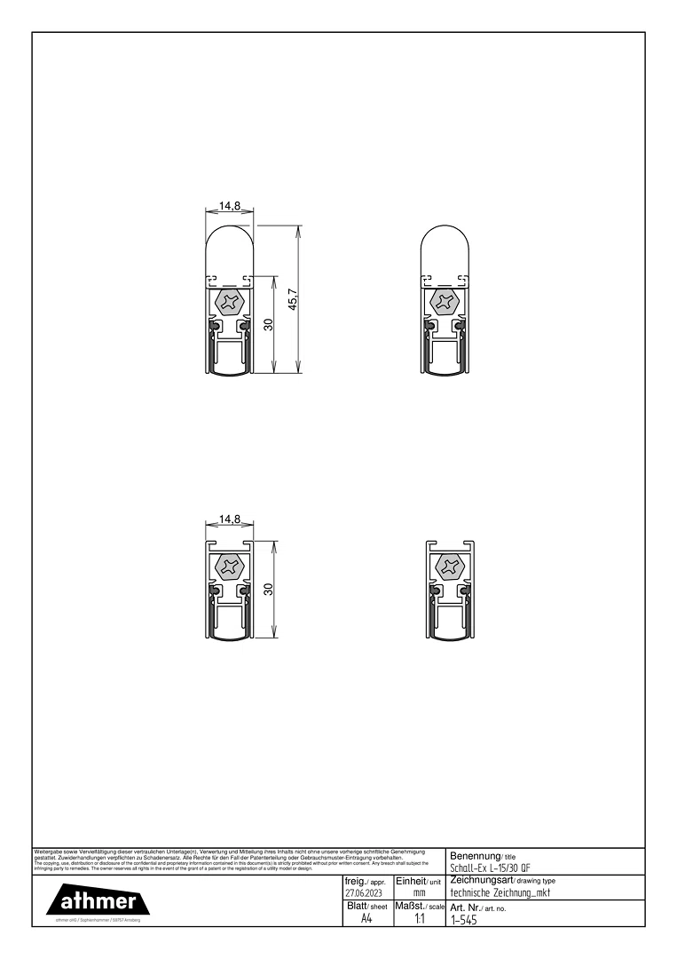 1-545 Schall-Ex L-15/30 QF