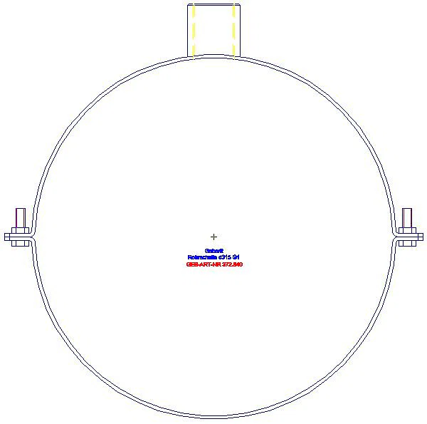 GE Rohrschelle mit Gewindemuffe G1 d315_372.840.00.1_A