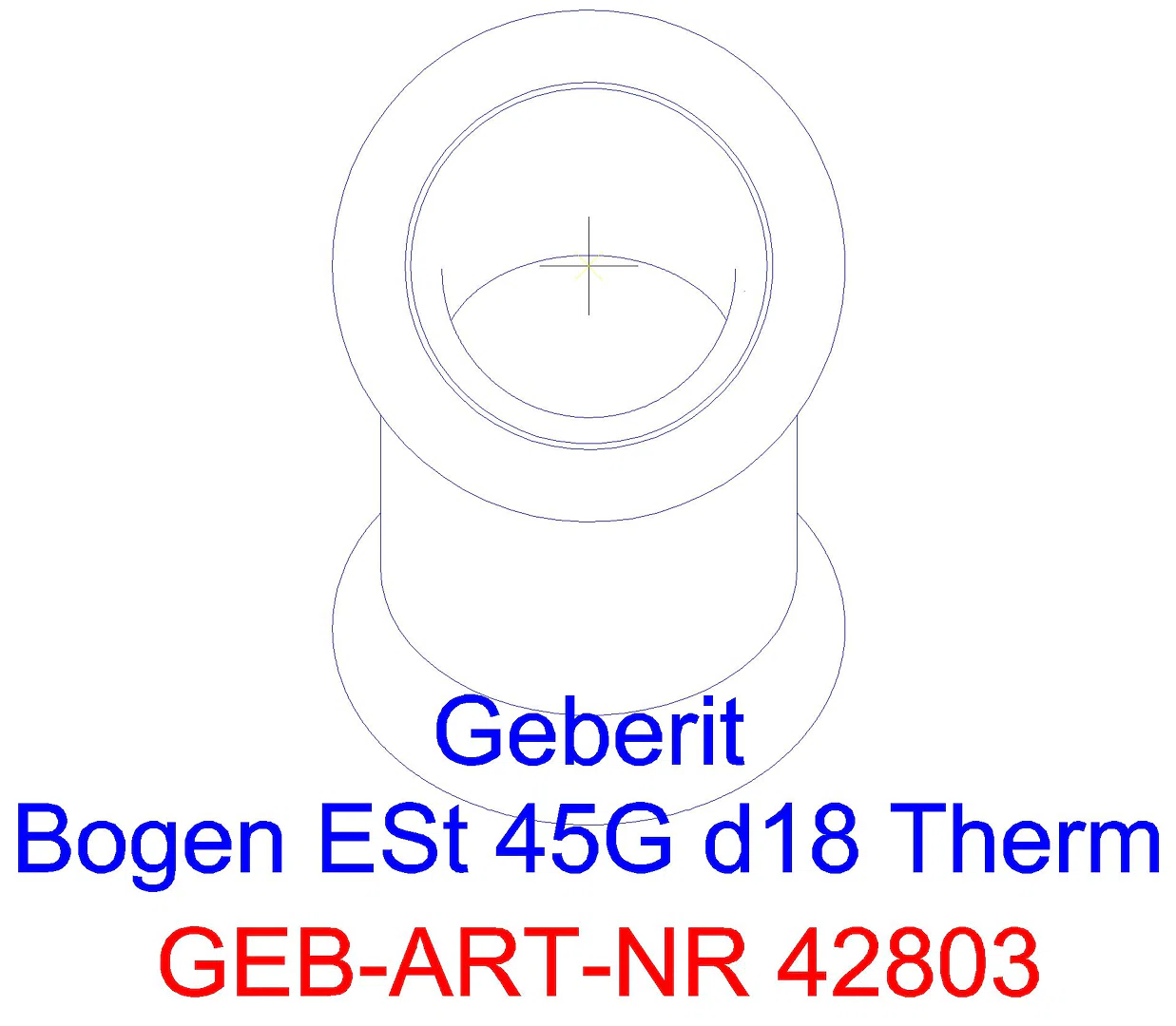 GE Mapress Therm Bogen 45Gr d18 _42803_a