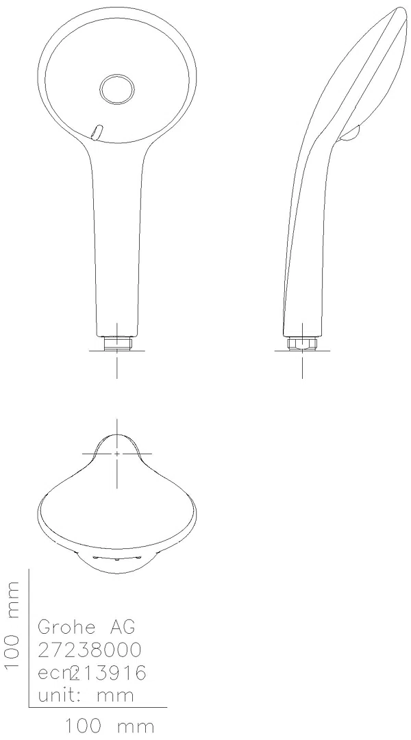 GROHE Handbrause Euphoria 110 Duo 27238 SprayDimmer 9,1 l/min chrom