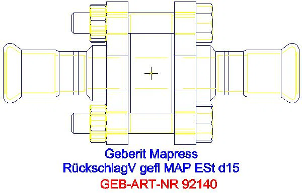 GE Mapress Rückschlagventil NPW geflanscht d15_92140_A