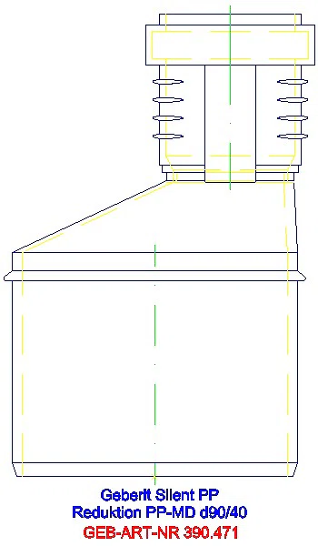 GE Silent-PP Reduktion exzentrisch d90/40_390.471.14.1_A
