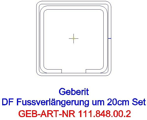 GE Duofix Set Fußverlängerungen L:20 cm_111848002_G