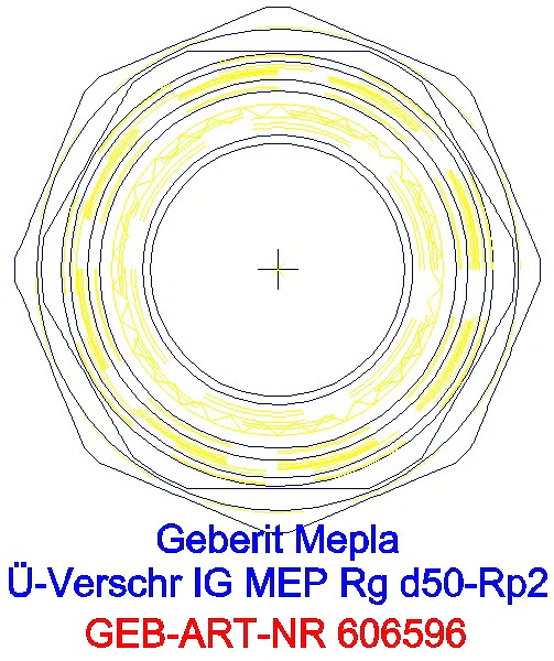 GE Mepla Übergangsverschraubung mit IG Rg d50-Rp2_606.596.00.5_L