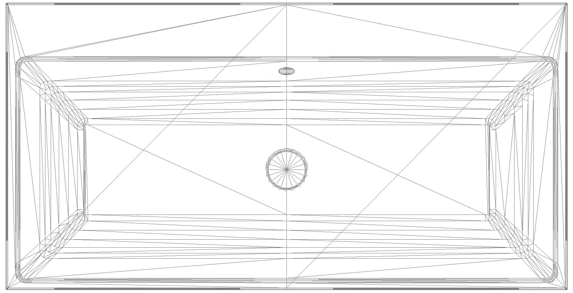 KALDEWEI PURO AUFSATZWASCHTISCH (RANDHÖHE 120 MM) 900x460x120 mm, Modell-Nr: 3158