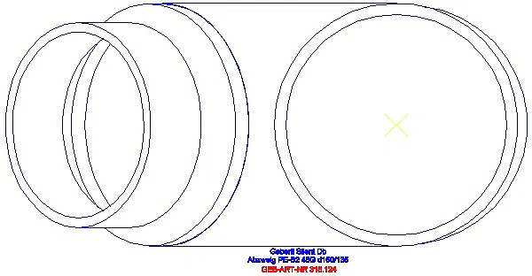 GE Silent-db20 Abzweig 45Gr d160/135_315.124.14.1_G