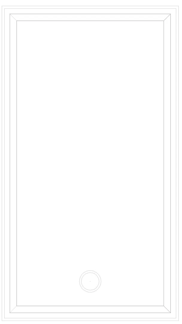 KALDEWEI CAYONOPLAN Duschfläche, 900x1600x40 mm, Modell-Nr: 2226-1