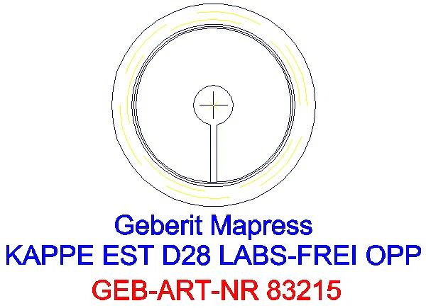 GE Mapress Edelstahl Kappe d28 (LABS-frei)_83215_L