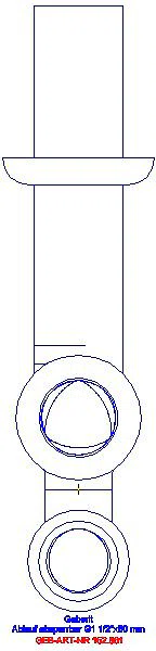 GE Rohrbogengeruchsverschluss für WT mit Rückflussverhinderung G1 1/2x50_152.861.11.1_G