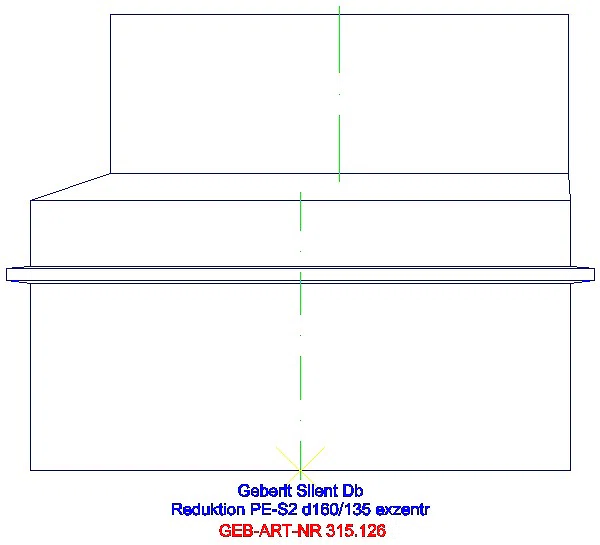GE Silent-db20 Reduktion exzentrisch d160/135_315.126.14.1_A