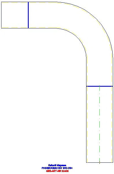 GE Mapress Edelstahl Passbogen 90Gr d54_30408_A