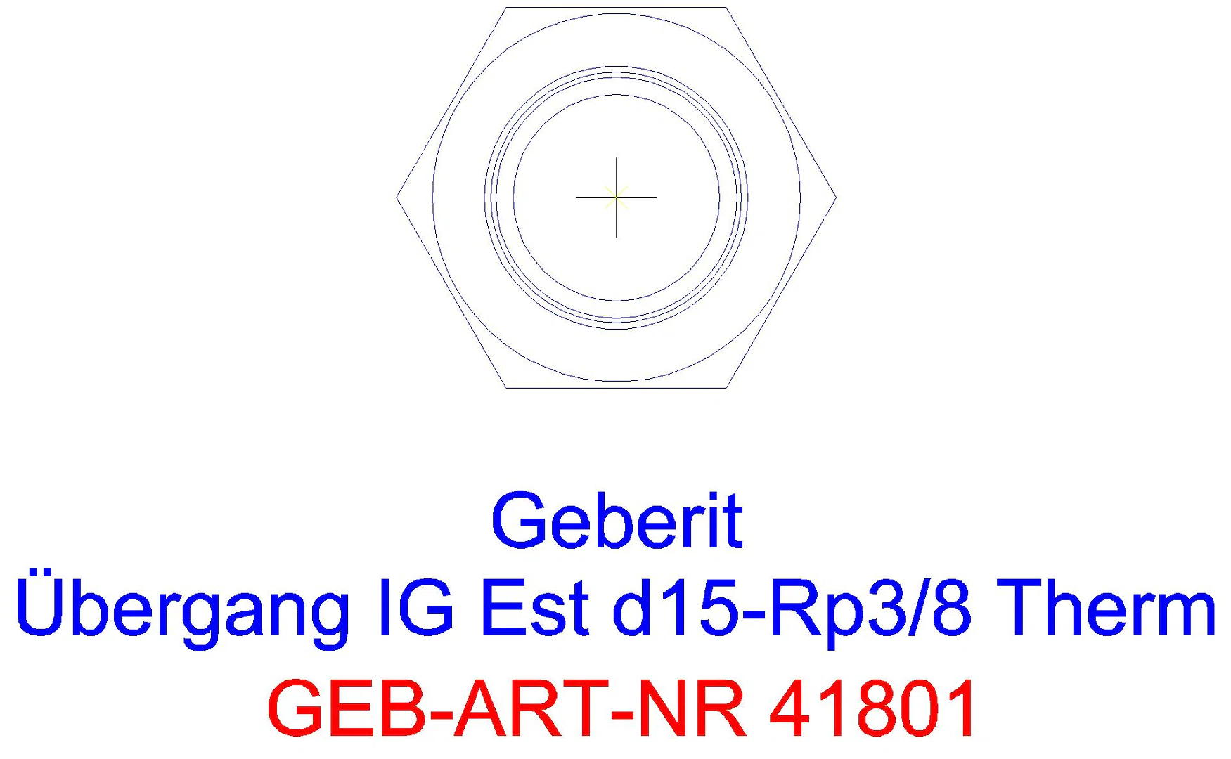 GE Mapress Therm Übergang mit IG d15-R3/8_41801_l