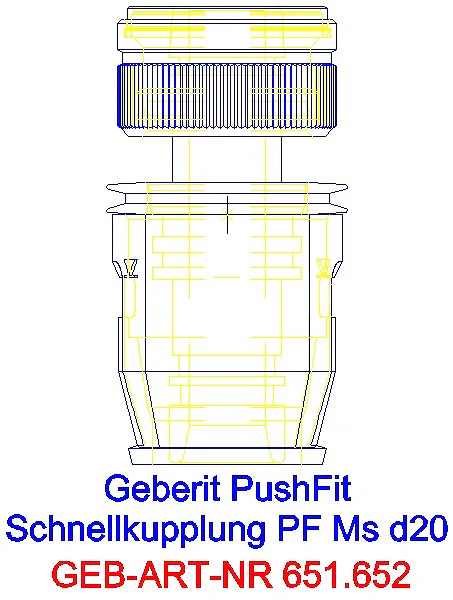 GE PushFit Schnellkupplung Ms d20_651.652.00.1_G