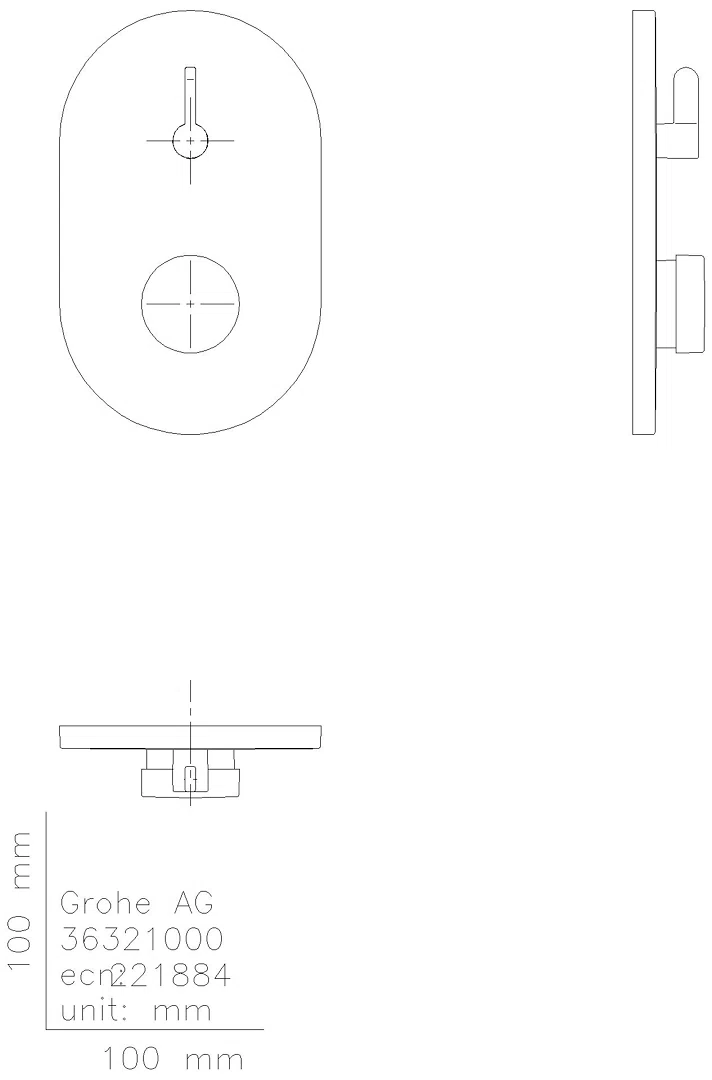 GROHE Selbstschluss-Brausebat. Eurosmart CT 36321 Fertigmontageset Mischung chrom
