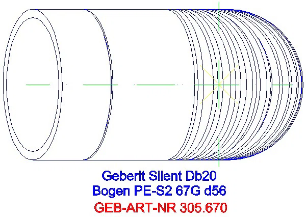 GE Silent-db20 Bogen 67Gr d56_305.670.14.1_G