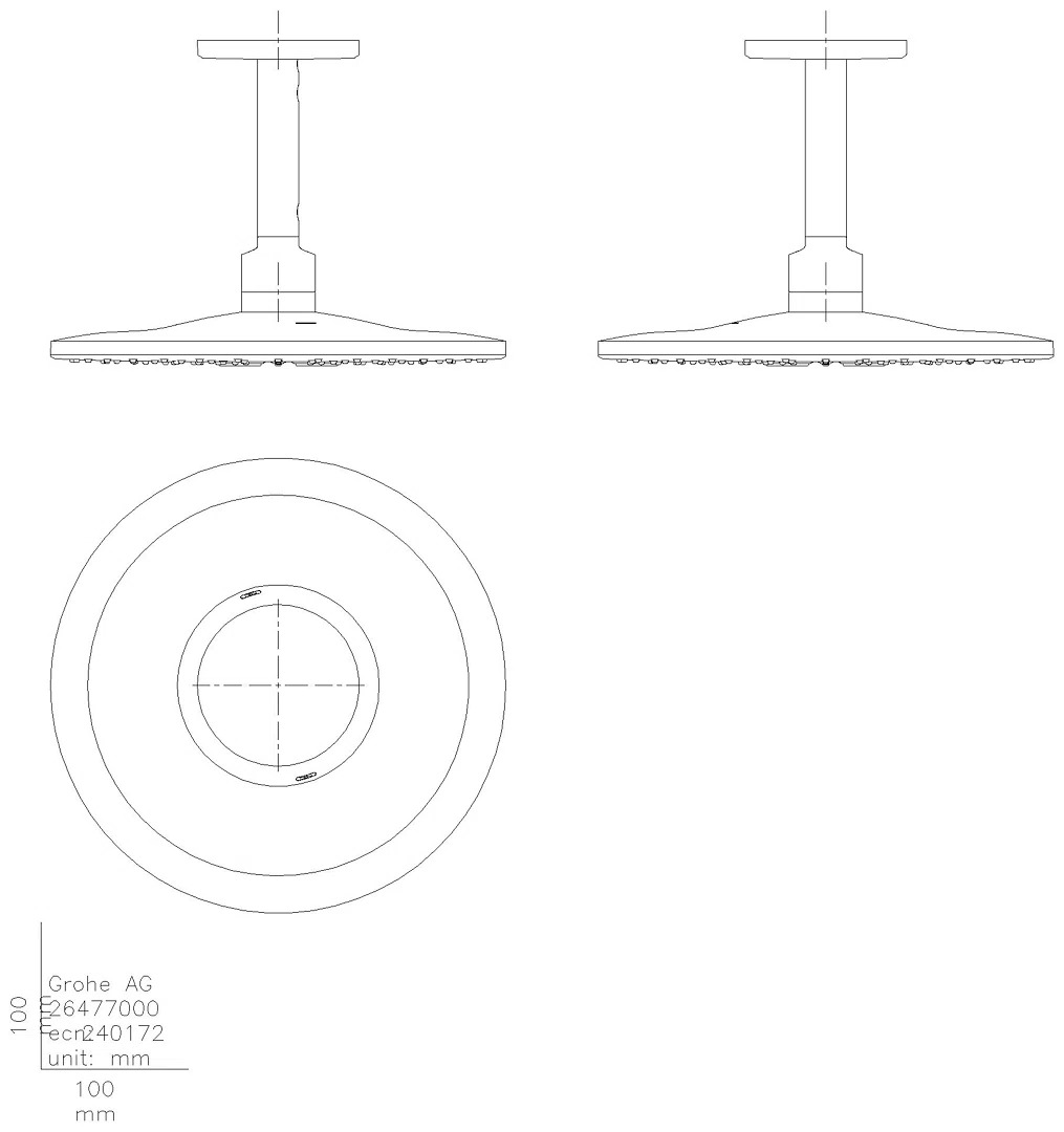GROHE Kopfbrauseset Rainshower 310 SmartActive 26477 DA supersteel