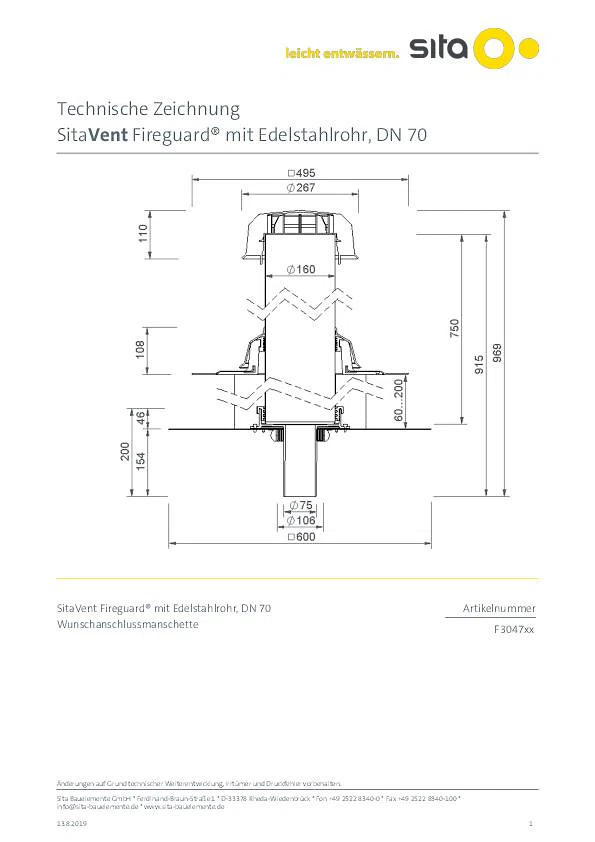 SitaVent Fireguard®