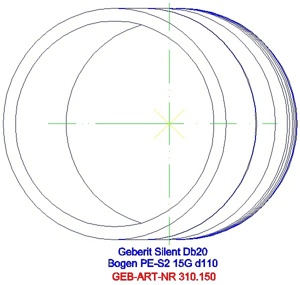 GE Silent-db20 Bogen 15Gr d110_310.150.14.1_G