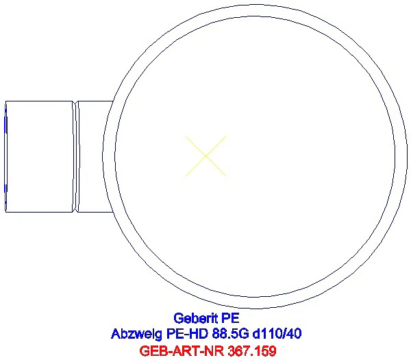 GE PE Abzweig 88,5Gr d110/40_367.159.16.1_G