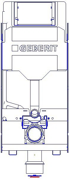 GE GIS Element f. WWC, 114 cm, mit Sigma UP-SPK 12cm u. Power & Connect Box_461301006_A