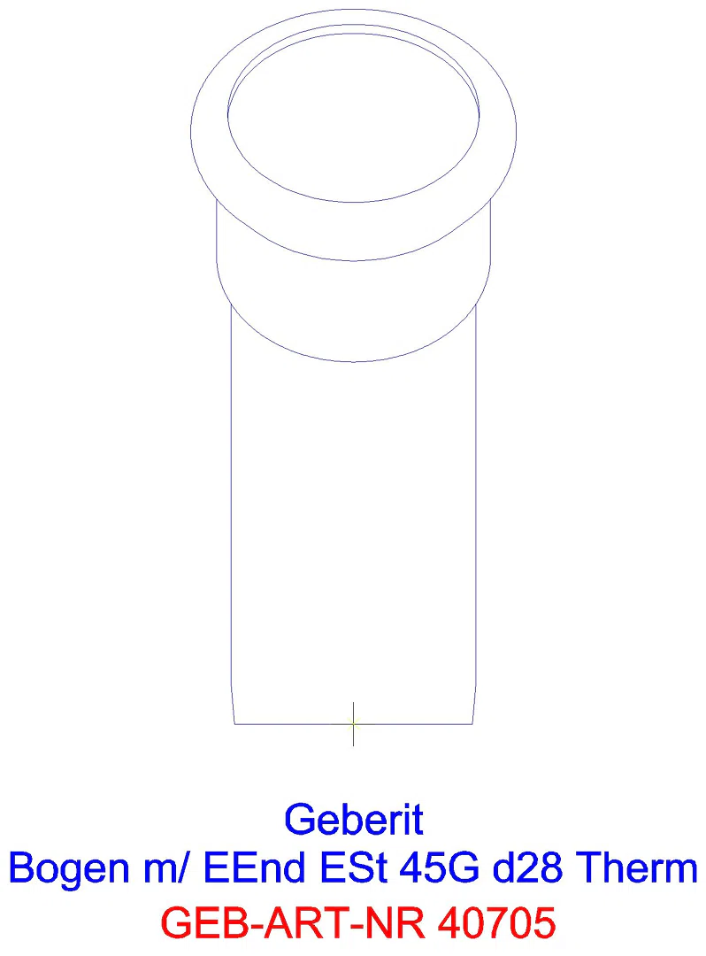 GE Mapress Therm Bogen 45Gr d28 mit Einschubende_40705_a