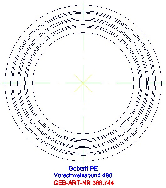 GE PE Vorschweissbund d90_366.744.16.1_G