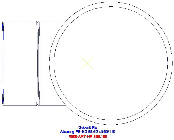 GE PE Abzweig 88,5Gr d160/110_369.185.16.1_G