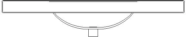 Preciosa Waschtisch mit Ablagefläche 100x55cm, m. Hl., m. Ül._124200000_A