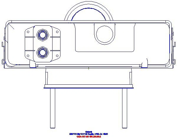 GE GIS Element f. WWC, 125cm, mit Sigma UP-SPK 12cm, mit HS30 Hygienesp./2 WA_461208002_G