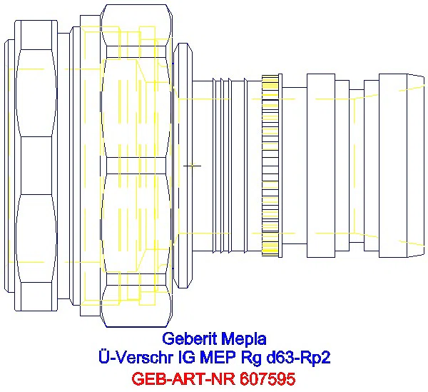 GE Mepla Übergangsverschraubung mit IG Rg d63-Rp2_607.595.00.5_A
