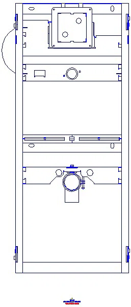 GE GIS Element für Urinal, 114 cm, Universal_461.621.00.1_A