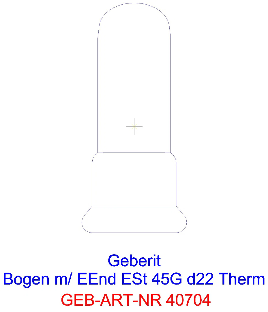 GE Mapress Therm Bogen 45Gr d22 mit Einschubende_40704_g