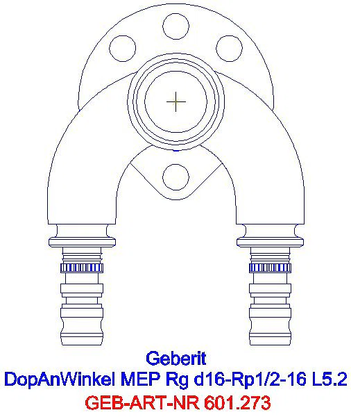 GE Mepla Doppelanschlusswinkel 90Gr Rg d16-Rp1/2-d16 L:52mm_601.273.00.5_A