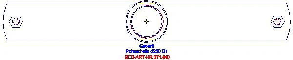 GE Rohrschelle mit Gewindemuffe G1 d250_371.840.00.1_G