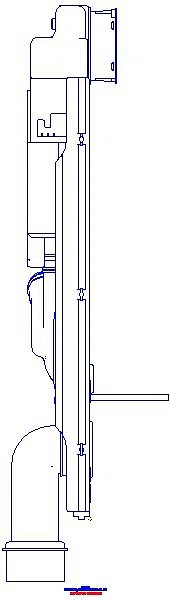 GE GIS Element f. WWC, 114 cm, mit Sigma UP-SPK 12 cm, f. Geruchsabsaugung/Abluft_461315006_L