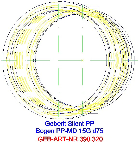 GE Silent-PP Bogen 15Gr d75_390.320.14.1_G