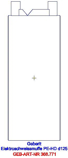 GE Elektroschweissmuffe d125_368.771.16.1_L