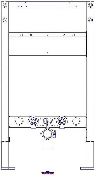 GE Duofix Element f. WT, 82-98 cm Standarmatur_111485002_A