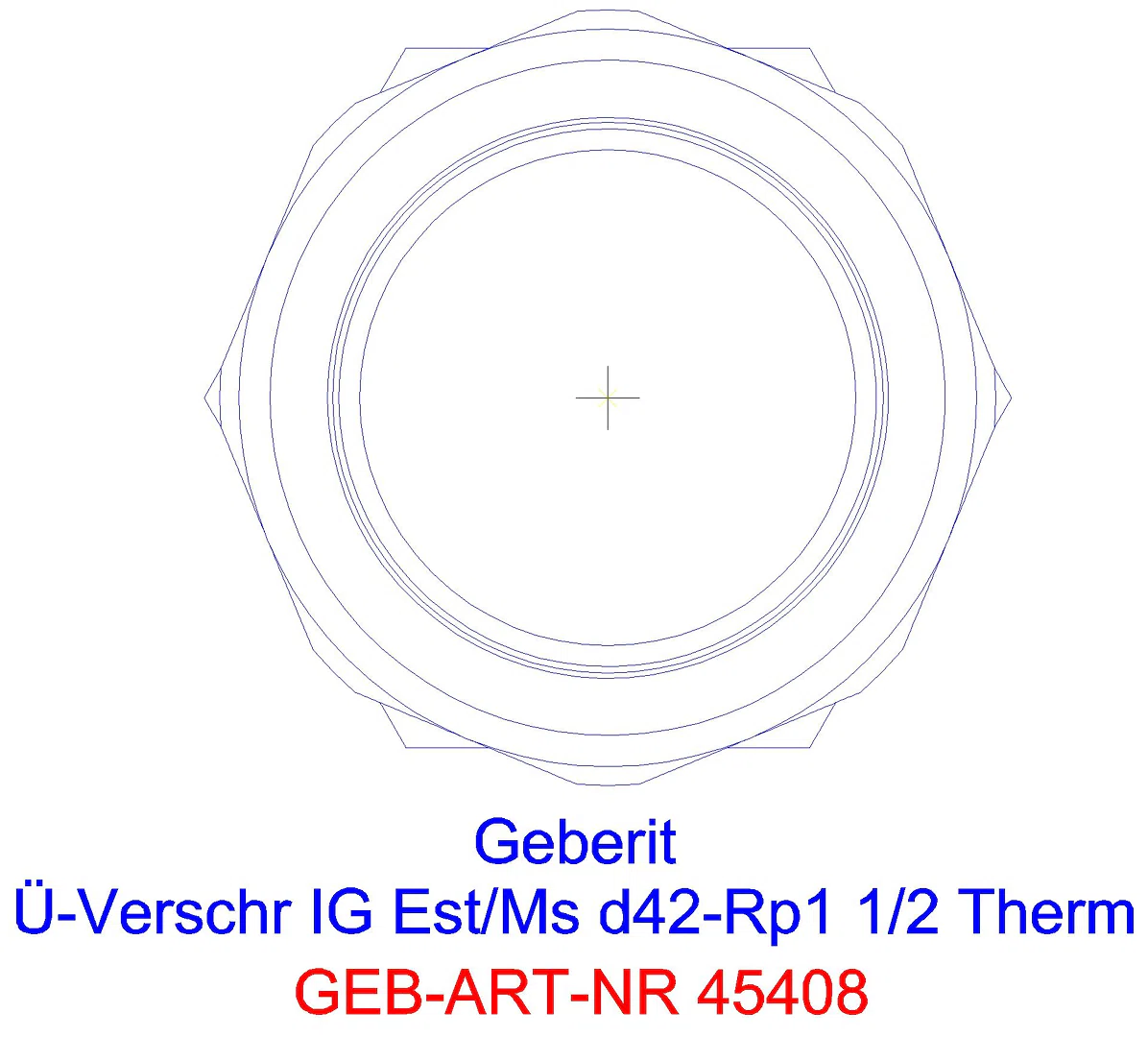GE Mapress Therm Übergangsverschr. mit IG d35-Rp1 1/4_45408_l