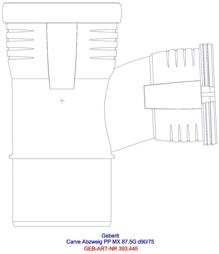 GE Silent-Pro Carve Abzweig 87,5Gr, d90/50_393445141_l